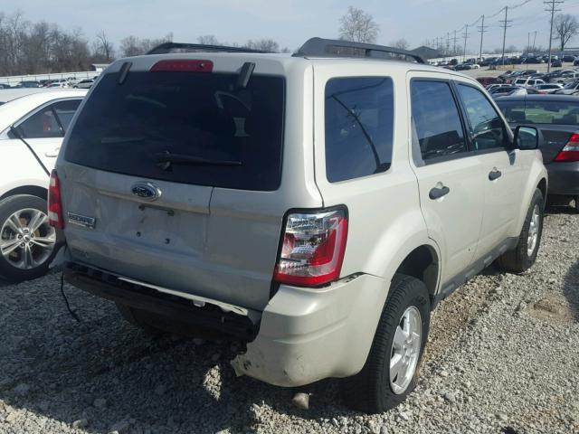 1FMCU03G39KA63164 - 2009 FORD ESCAPE XLT CREAM photo 4