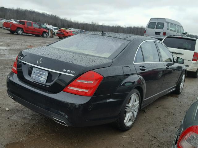 WDDNG8DB5DA516453 - 2013 MERCEDES-BENZ S 350 BLUE BLACK photo 4