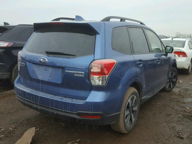 JF2SJAEC8HH501022 - 2017 SUBARU FORESTER 2 BLUE photo 4