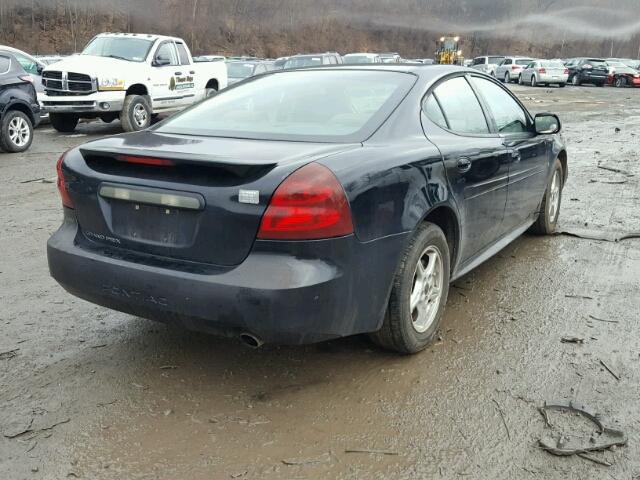 2G2WP552771128655 - 2007 PONTIAC GRAND PRIX BLACK photo 4