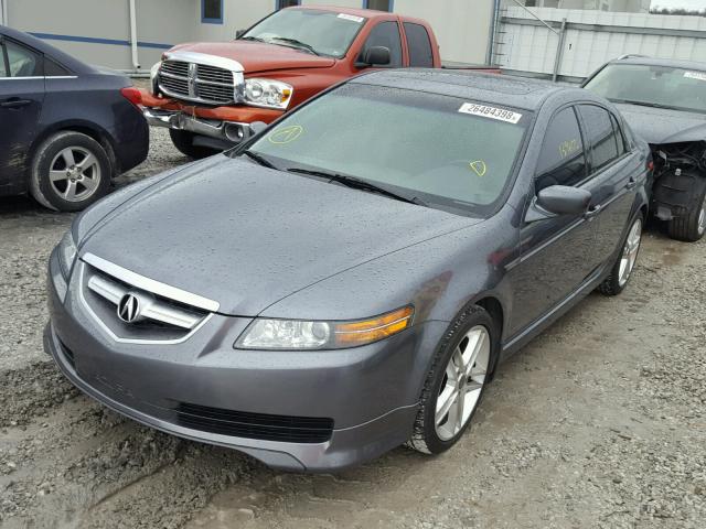 19UUA66276A027176 - 2006 ACURA 3.2TL GRAY photo 2