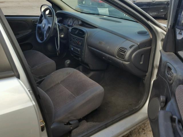 1B3ES46C9YD745912 - 2000 DODGE NEON BASE GRAY photo 5