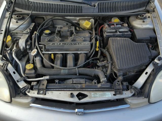 1B3ES46C9YD745912 - 2000 DODGE NEON BASE GRAY photo 7