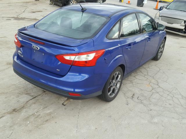 1FADP3F2XDL375122 - 2013 FORD FOCUS SE BLUE photo 4