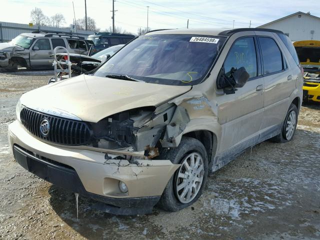 3G5DB03L16S501098 - 2006 BUICK RENDEZVOUS GOLD photo 2