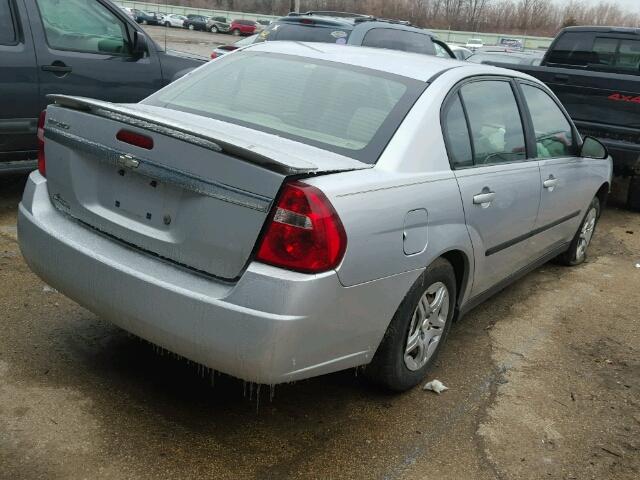 1G1ZS52F55F249391 - 2005 CHEVROLET MALIBU SILVER photo 4