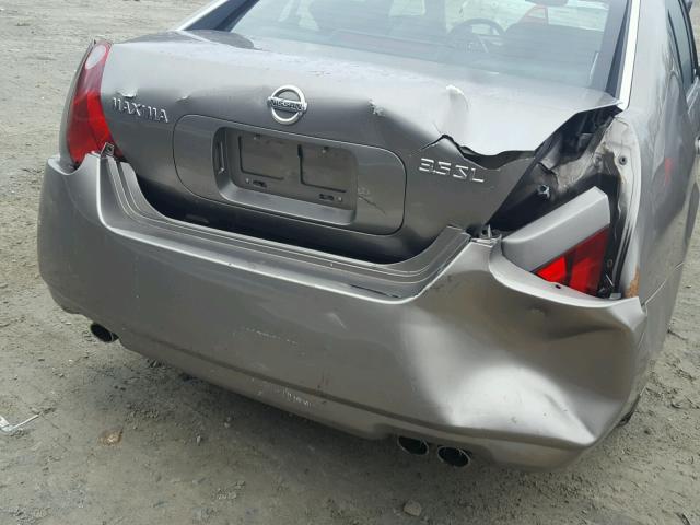 1N4BA41E04C811427 - 2004 NISSAN MAXIMA SE SILVER photo 9