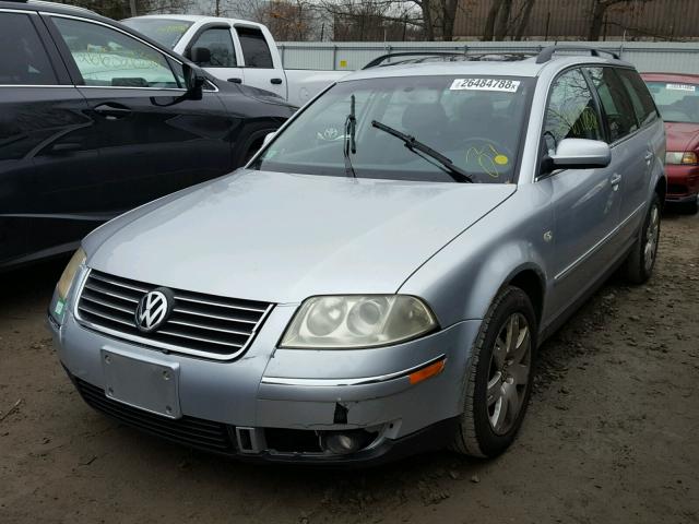 WVWYH63B93E150885 - 2003 VOLKSWAGEN PASSAT GLX SILVER photo 2