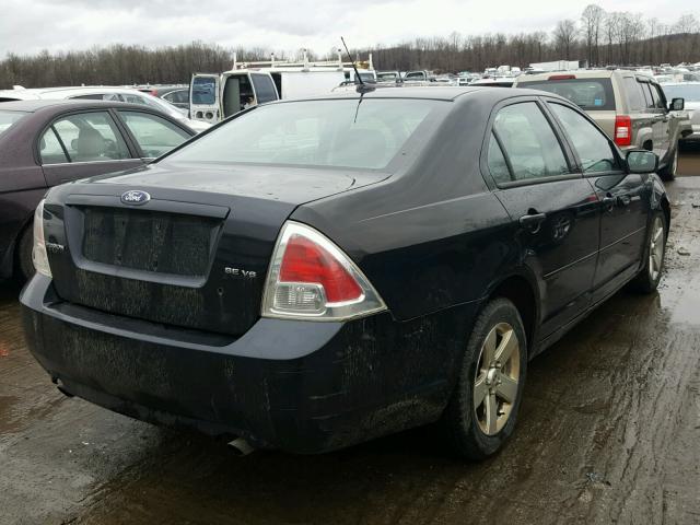 3FAHP07197R234540 - 2007 FORD FUSION SE BLACK photo 4