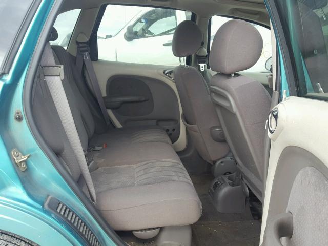 3C4FY58B14T247851 - 2004 CHRYSLER PT CRUISER TEAL photo 6