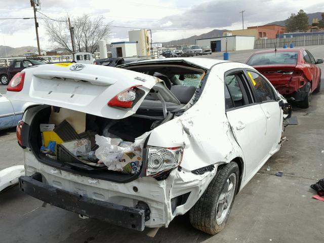 1NXBU40E29Z047998 - 2009 TOYOTA COROLLA BA WHITE photo 4