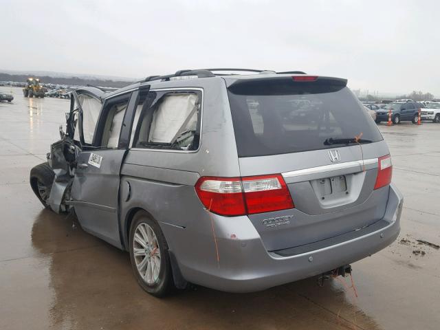 5FNRL38866B037641 - 2006 HONDA ODYSSEY TO GRAY photo 3