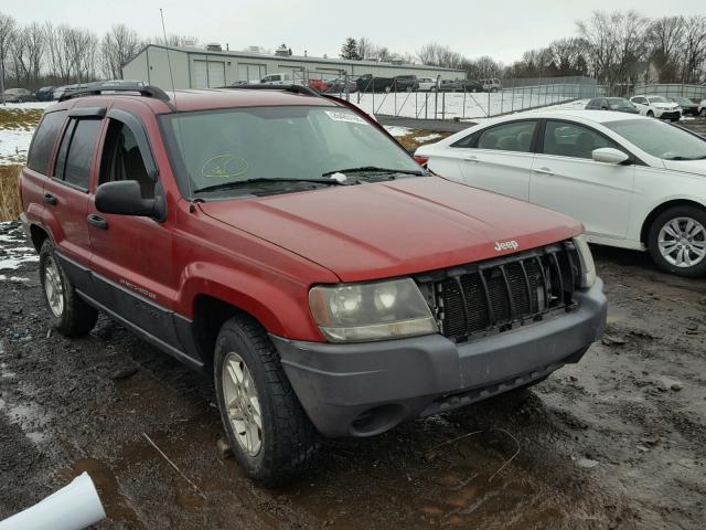 1J4GW48S94C427752 - 2004 JEEP GRAND CHER RED photo 1