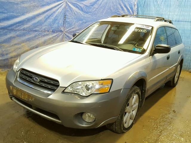 4S4BP61C677329380 - 2007 SUBARU LEGACY OUT SILVER photo 2