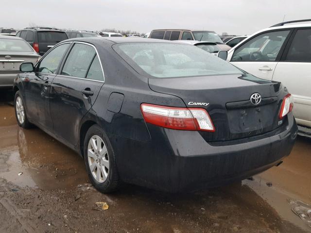 4T1BB46K39U085677 - 2009 TOYOTA CAMRY HYBR BLACK photo 3