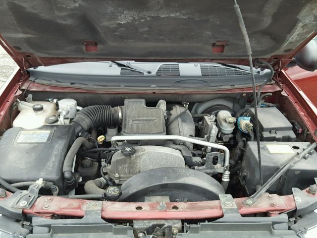 1GNDT33SX92105581 - 2009 CHEVROLET TRAILBLAZE MAROON photo 7