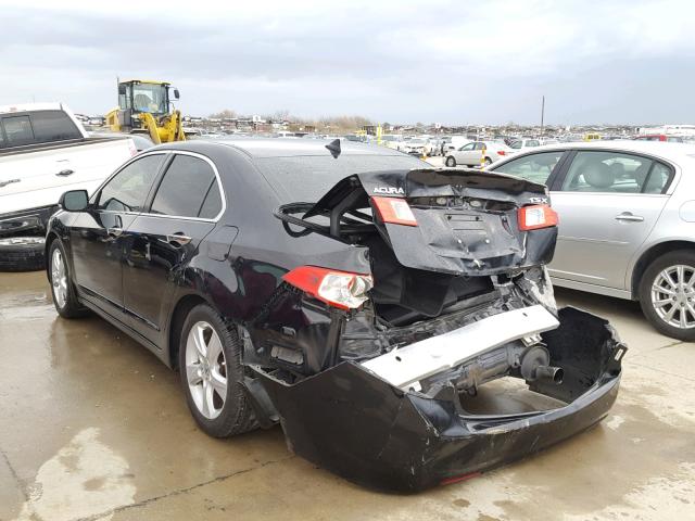 JH4CU2F60AC021521 - 2010 ACURA TSX BLACK photo 3