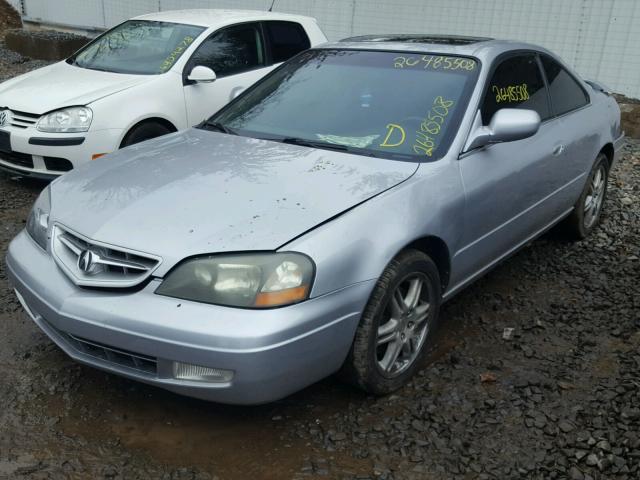 19UYA42683A009778 - 2003 ACURA 3.2CL TYPE SILVER photo 2