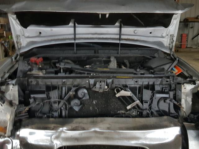 1N6BA0ED9AN309419 - 2010 NISSAN TITAN XE SILVER photo 7