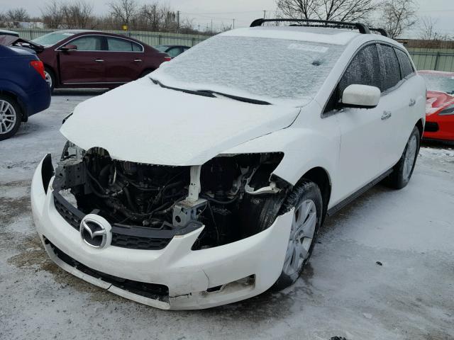 JM3ER293070107622 - 2007 MAZDA CX-7 WHITE photo 2