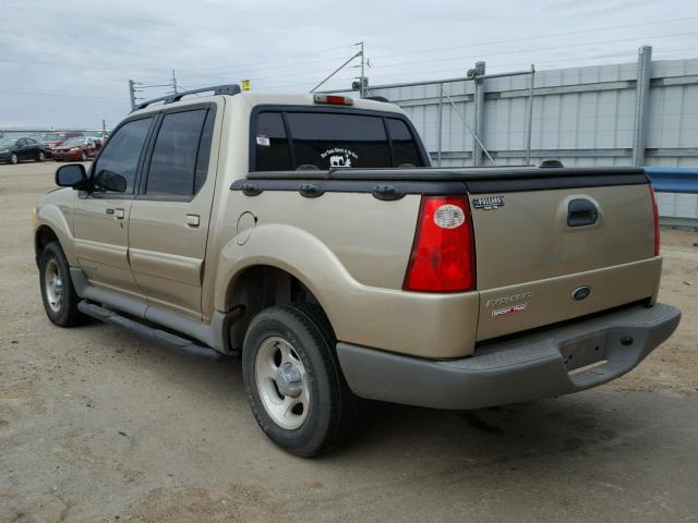 1FMZU67E62UB71911 - 2002 FORD EXPLORER S GOLD photo 3