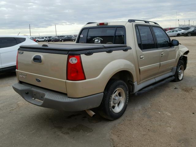 1FMZU67E62UB71911 - 2002 FORD EXPLORER S GOLD photo 4