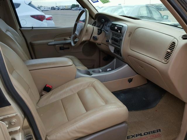 1FMZU67E62UB71911 - 2002 FORD EXPLORER S GOLD photo 5