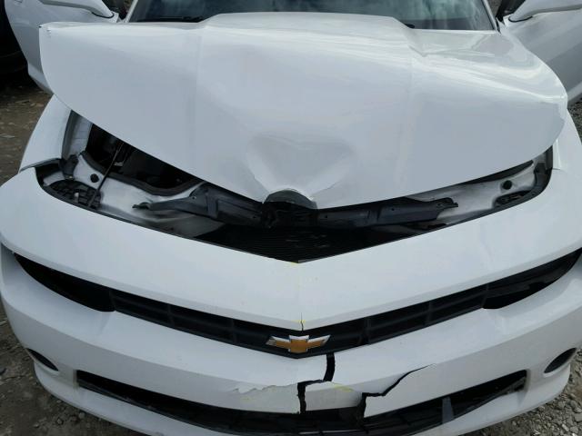 2G1FD3D34F9148857 - 2015 CHEVROLET CAMARO LT WHITE photo 7