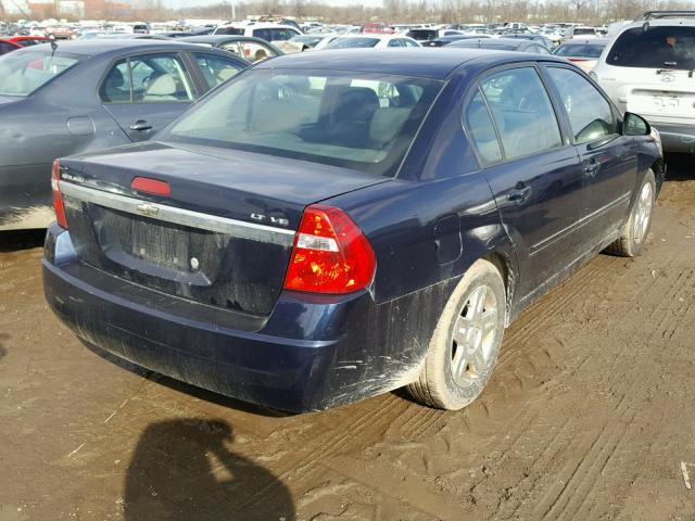 1G1ZT51806F119309 - 2006 CHEVROLET MALIBU LT BLUE photo 4