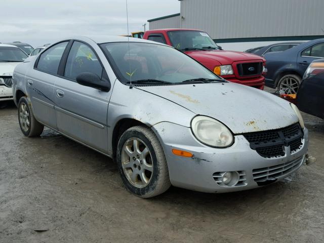 1B3ES56C03D249539 - 2003 DODGE NEON SXT SILVER photo 1