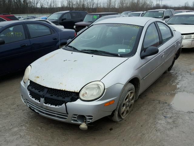 1B3ES56C03D249539 - 2003 DODGE NEON SXT SILVER photo 2