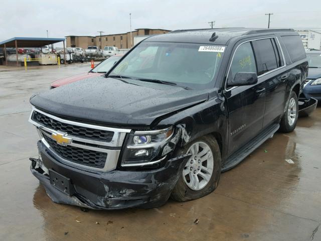 1GNSCGKC6GR100410 - 2016 CHEVROLET SUBURBAN C BLACK photo 2