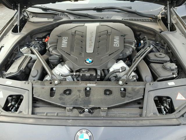 WBAFU9C53CC787472 - 2012 BMW 550 XI CHARCOAL photo 7