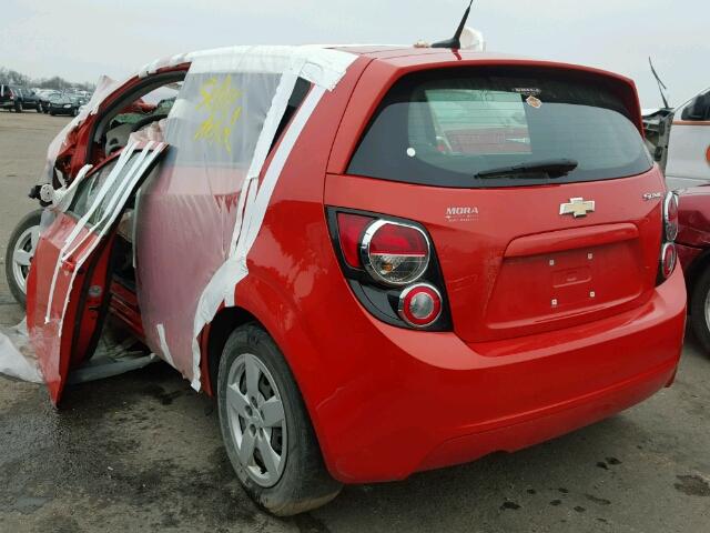 1G1JB6SH3D4228439 - 2013 CHEVROLET SONIC LS ORANGE photo 3