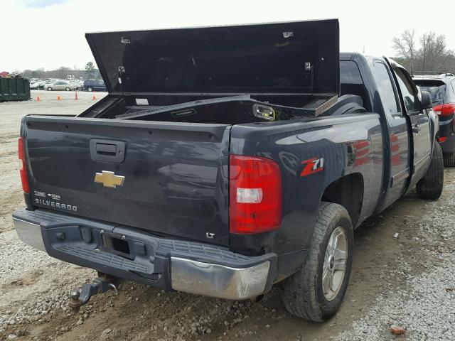 2GCEC290791115126 - 2009 CHEVROLET SILVERADO BLACK photo 4