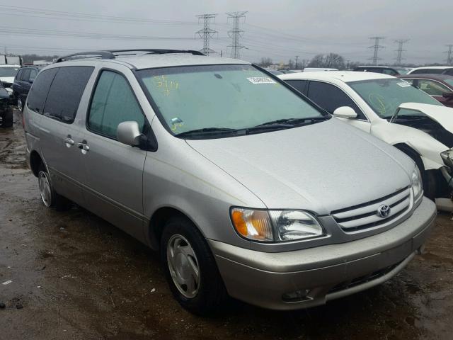 4T3ZF13C21U363446 - 2001 TOYOTA SIENNA LE SILVER photo 1