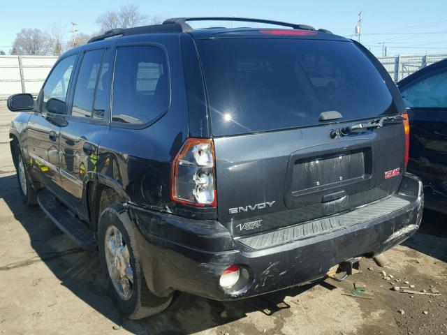 1GKDT13S962187882 - 2006 GMC ENVOY CHARCOAL photo 3