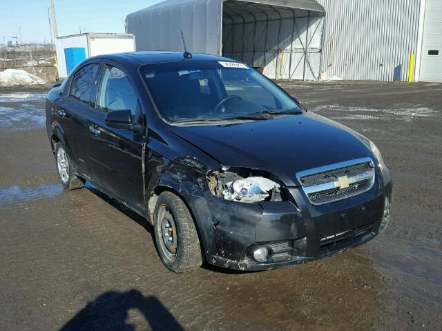 3G1TC5DE5AL124432 - 2010 CHEVROLET AVEO LT BLACK photo 1