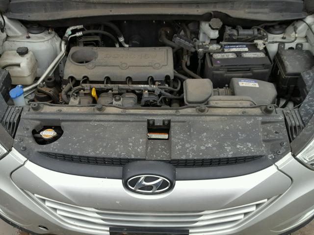 KM8JUCAC7BU186291 - 2011 HYUNDAI TUCSON GLS SILVER photo 7