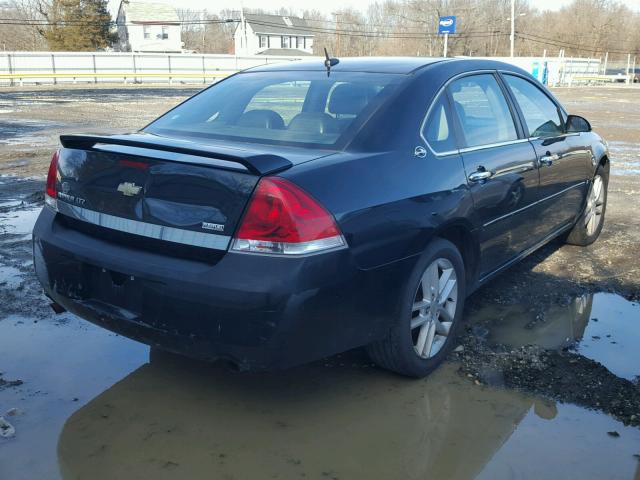 2G1WU583681227180 - 2008 CHEVROLET IMPALA LTZ BLACK photo 4