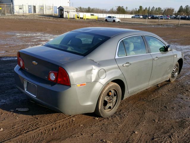 1G1ZG57B284287331 - 2008 CHEVROLET MALIBU LS GRAY photo 4