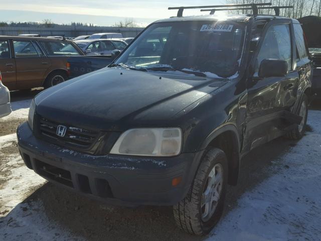 JHLRD18471C032813 - 2001 HONDA CR-V LX BLACK photo 2