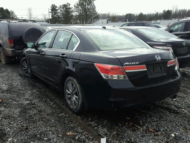 1HGCP2F87BA104114 - 2011 HONDA ACCORD EXL BLACK photo 3