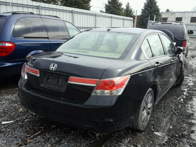 1HGCP2F87BA104114 - 2011 HONDA ACCORD EXL BLACK photo 4