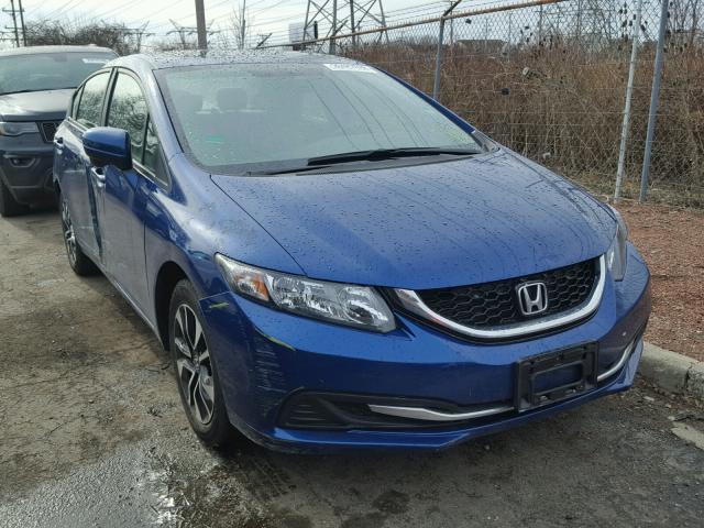 19XFB2F84EE008050 - 2014 HONDA CIVIC EX BLUE photo 1