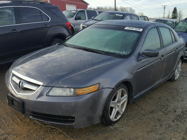 19UUA66274A045089 - 2004 ACURA TL GRAY photo 2