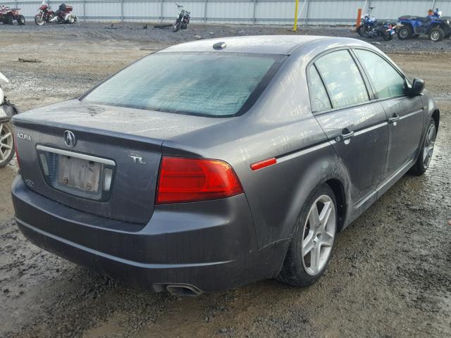 19UUA66274A045089 - 2004 ACURA TL GRAY photo 4