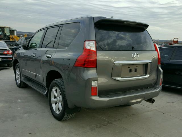 JTJBM7FX9C5040995 - 2012 LEXUS GX BASE GRAY photo 3