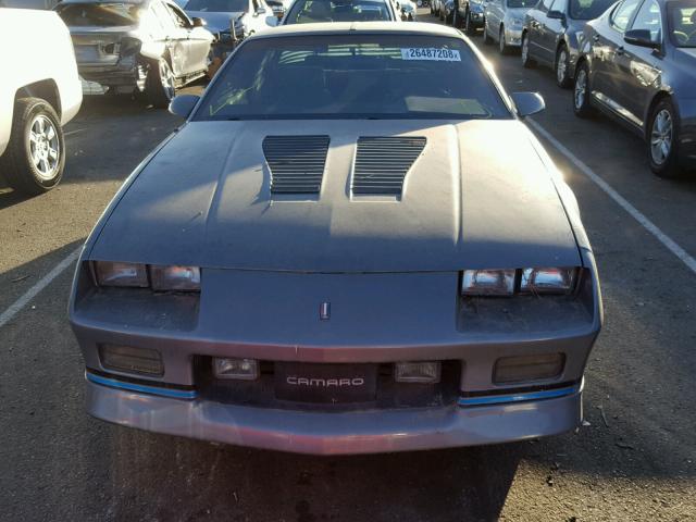 1G1FP21F2JL169692 - 1988 CHEVROLET CAMARO GRAY photo 9