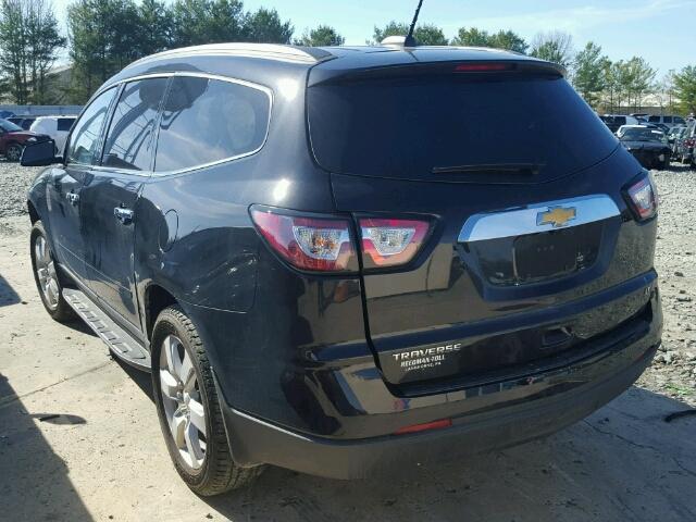 1GNKRGKD2HJ140457 - 2017 CHEVROLET TRAVERSE L BLACK photo 3